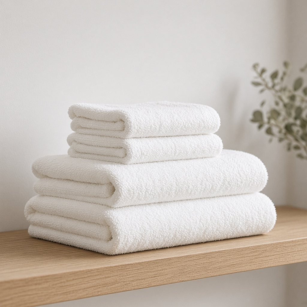 Handtuch-Set Bio-Baumwolle, 4-teilig